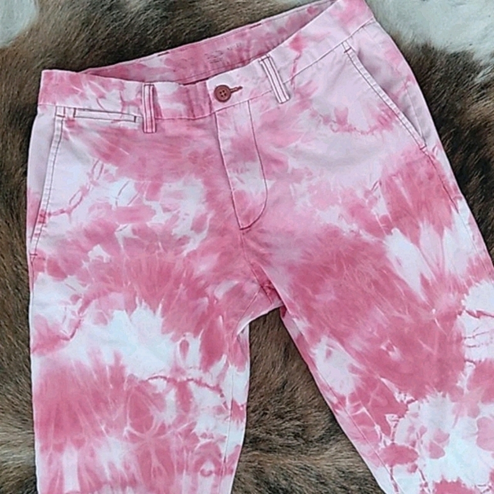 Old Navy Custom Bleach Dye Chino Pants